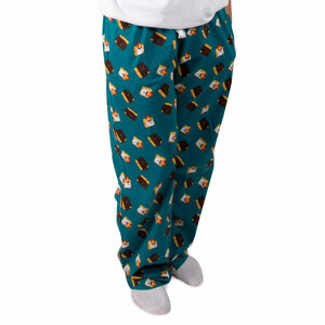 S'mores by Late Night Snacks - XS Teal Unisex Lounge Pants