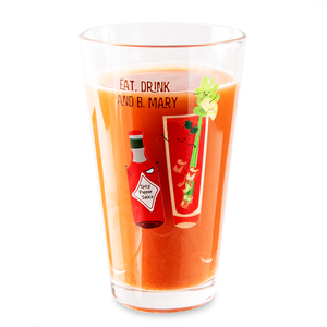 Bloody Mary by Late Night Last Call - 16 oz Pint Glass Tumbler