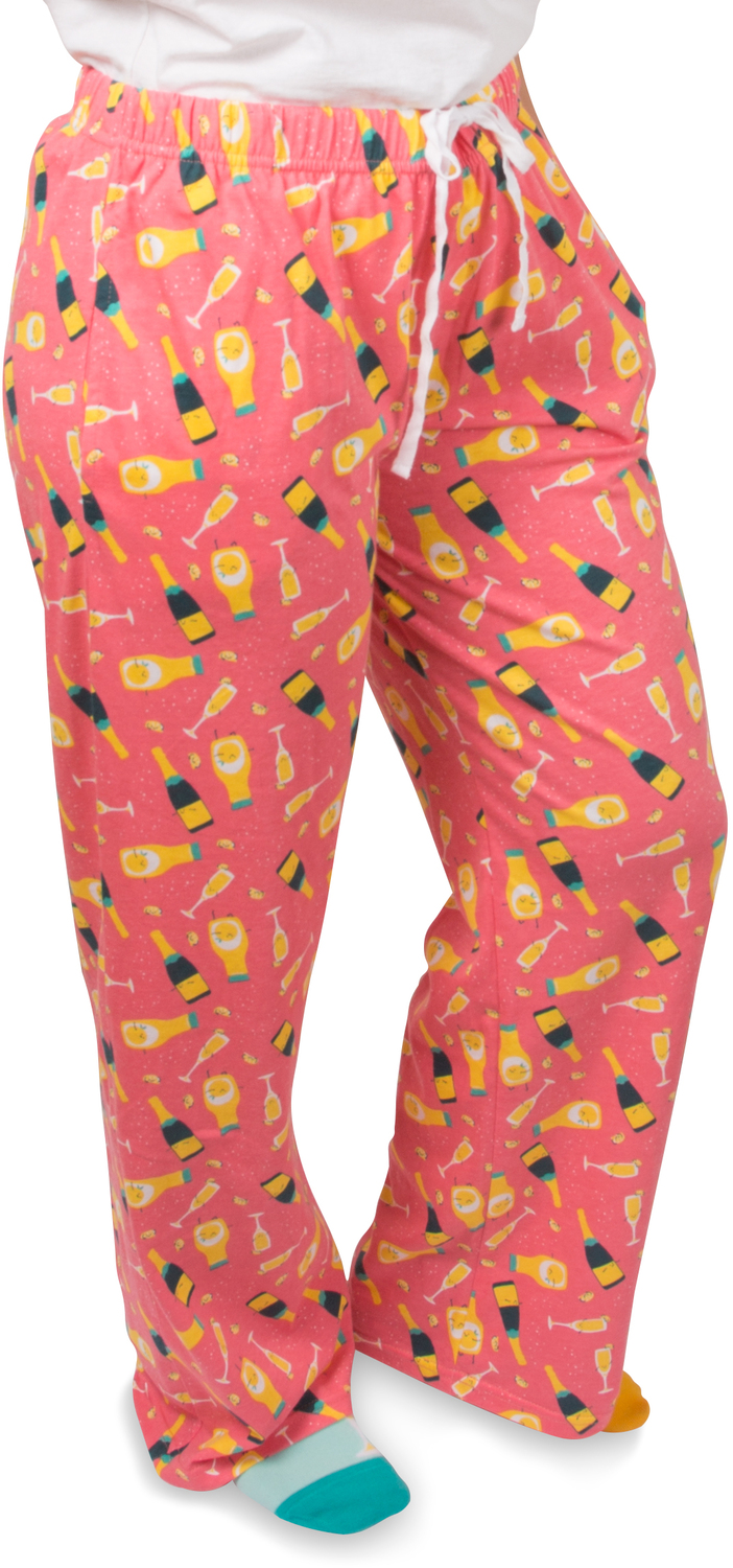 Mimosa by Late Night Last Call - Mimosa - 2XL Peach Unisex Lounge Pants