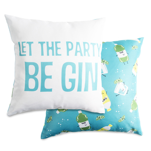 Be Gin by Late Night Last Call - 14" x 14" Pillow