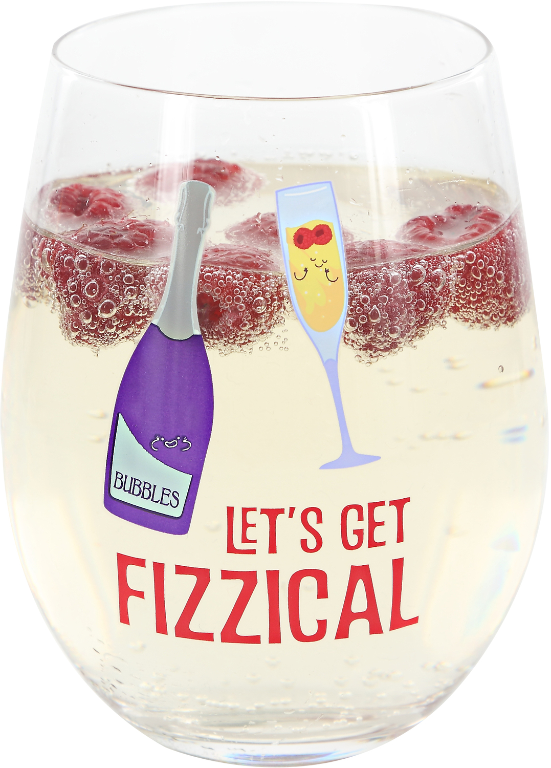 Fizzical by Late Night Last Call - Fizzical - 18 oz Stemless Wine Glass