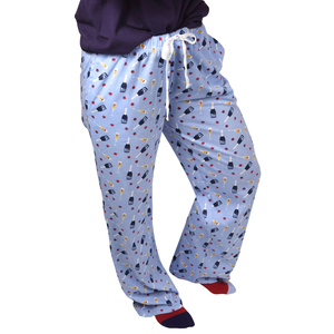 Prosecco & Raspberries
 by Late Night Last Call - XS Light Blue Unisex Lounge Pants