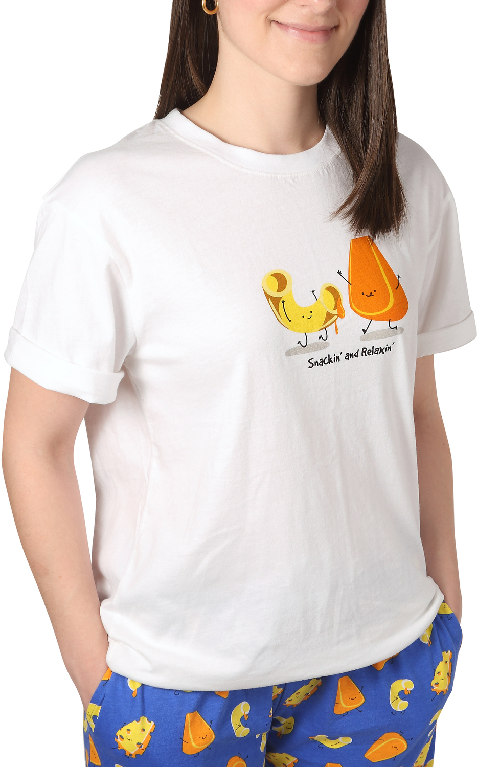 Mac & Cheese by Late Night Snacks - Mac & Cheese - L Unisex T-Shirt