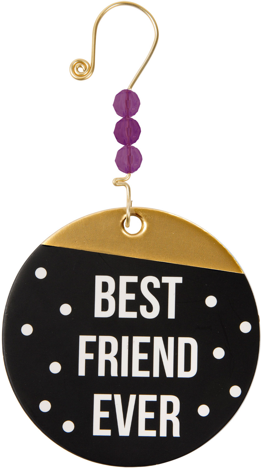 Best Friend Ever by Girlfinds - Best Friend Ever - 3.5" Paper Ornament