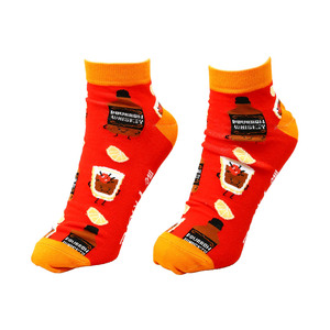 Whiskey by Late Night Last Call - Cotton Blend Ankle Socks