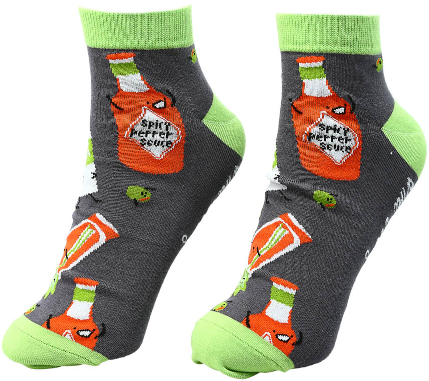 Bloody Mary by Late Night Last Call - Bloody Mary - Cotton Blend Ankle Socks