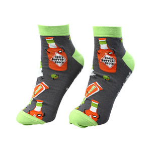 Bloody Mary by Late Night Last Call - Cotton Blend Ankle Socks