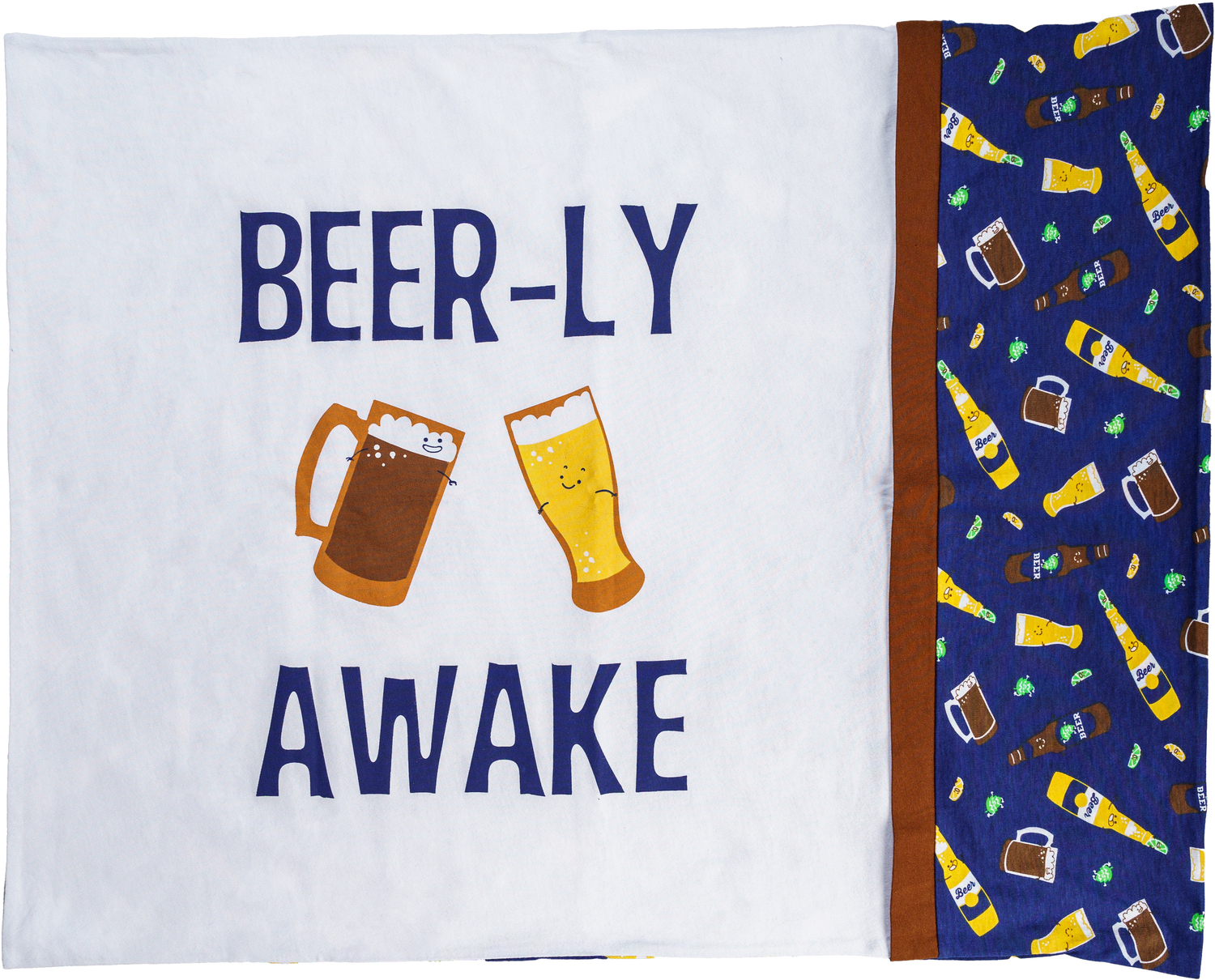 Beer-ly Awake by Late Night Last Call - Beer-ly Awake - 20" x 26" Pillowcase