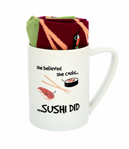 Sushi Did by Late Night Snacks - 18 oz Mug and Sock Set