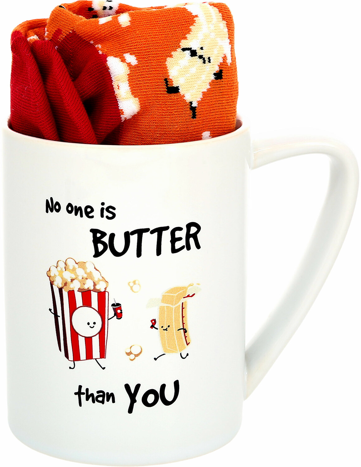 Butter Than You by Late Night Snacks - Butter Than You - 18 oz Mug and Sock Set