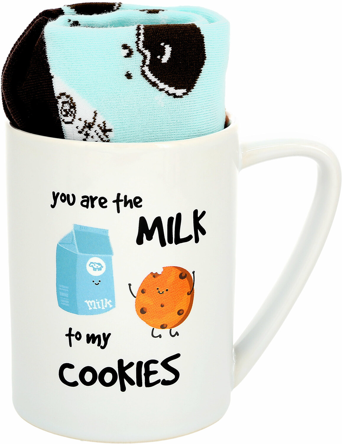 Milk to My Cookies by Late Night Snacks - Milk to My Cookies - 18 oz Mug and Sock Set