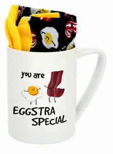 Eggstra Special by Late Night Snacks - 18 oz Mug and Sock Set