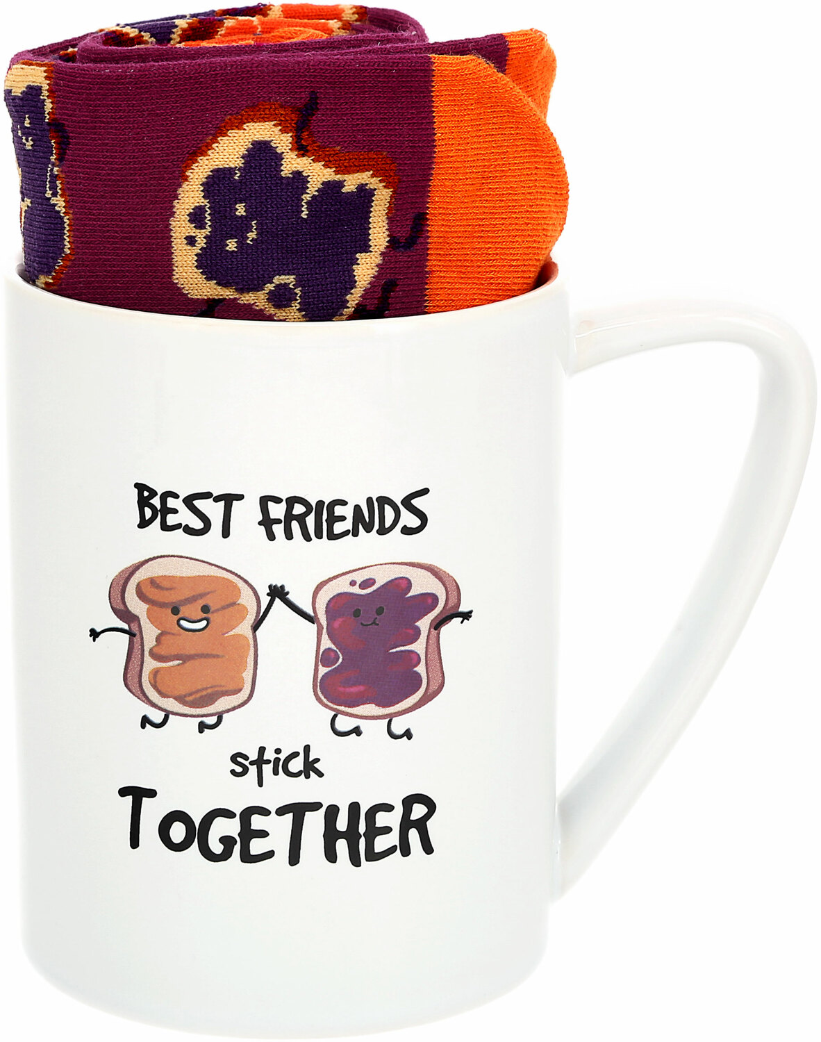 Stick Together by Late Night Snacks - Stick Together - 18 oz Mug and Sock Set