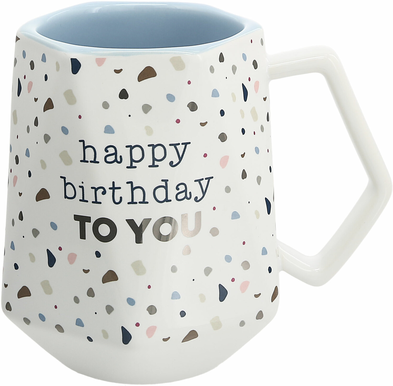 Happy Birthday by Happy Confetti to You - Happy Birthday - 17 oz Geometric Cup