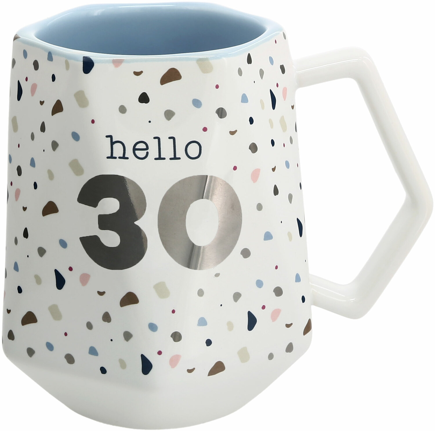 Hello 30 by Happy Confetti to You - Hello 30 - 17 oz Geometric Cup