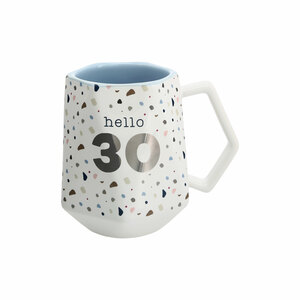 Hello 30 by Happy Confetti to You - 17 oz Geometric Cup