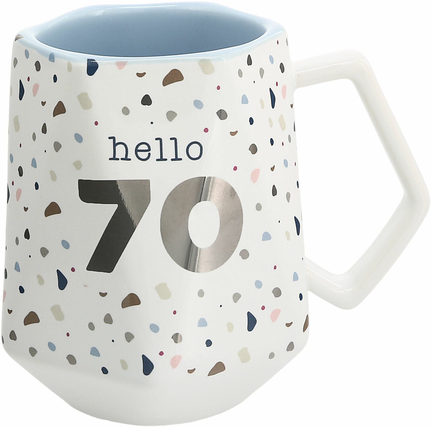 Hello 70 by Happy Confetti to You - Hello 70 - 17 oz Geometric Cup