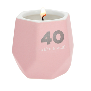 40 by Happy Confetti to You - 8 oz - 100% Soy Wax Candle
Scent: Tranquility