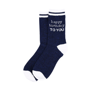 Happy Birthday by Happy Confetti to You - Ladies Crew Sock