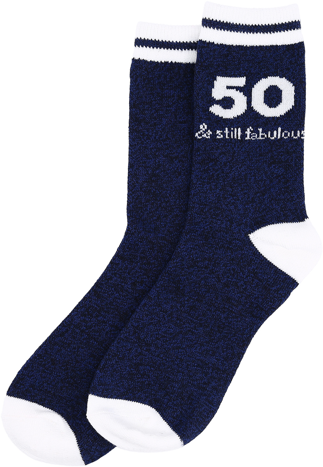50 & Still Fabulous by Happy Confetti to You - 50 & Still Fabulous - Ladies Crew Sock