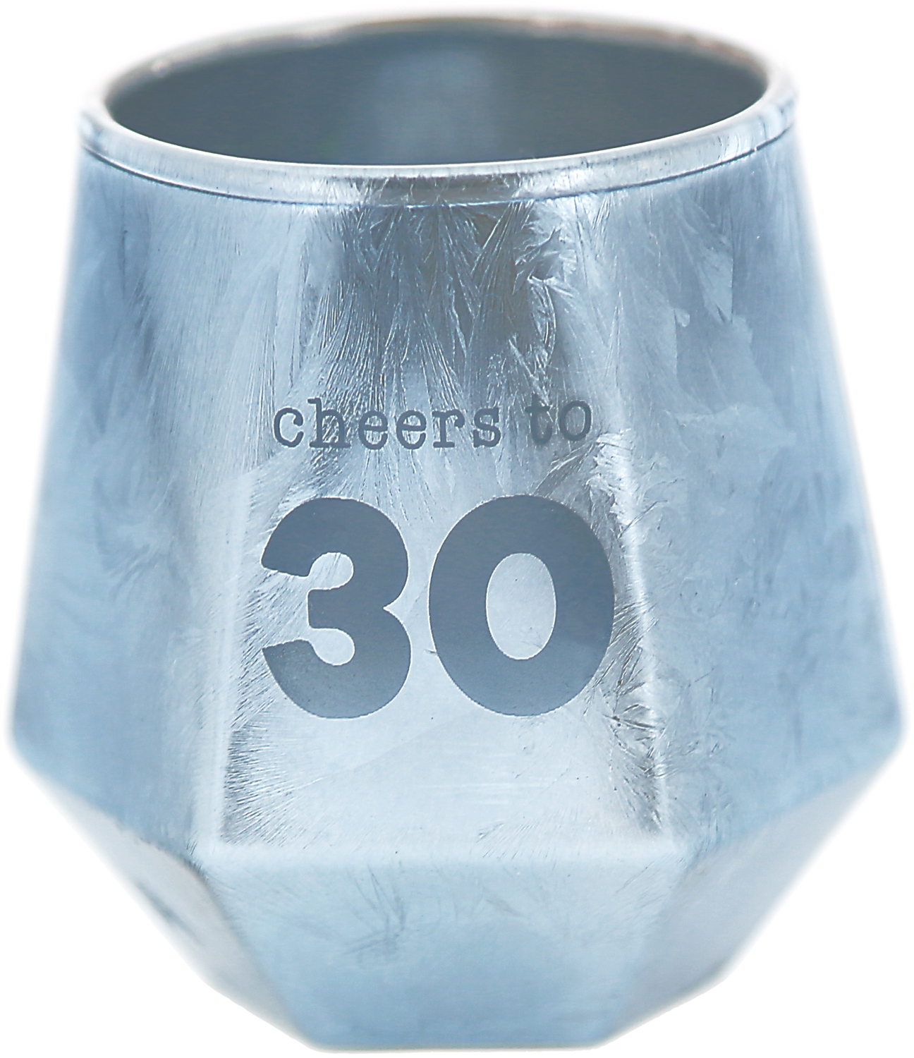 Cheers to 30 by Happy Confetti to You - Cheers to 30 - 3 oz Geometric Shot Glass