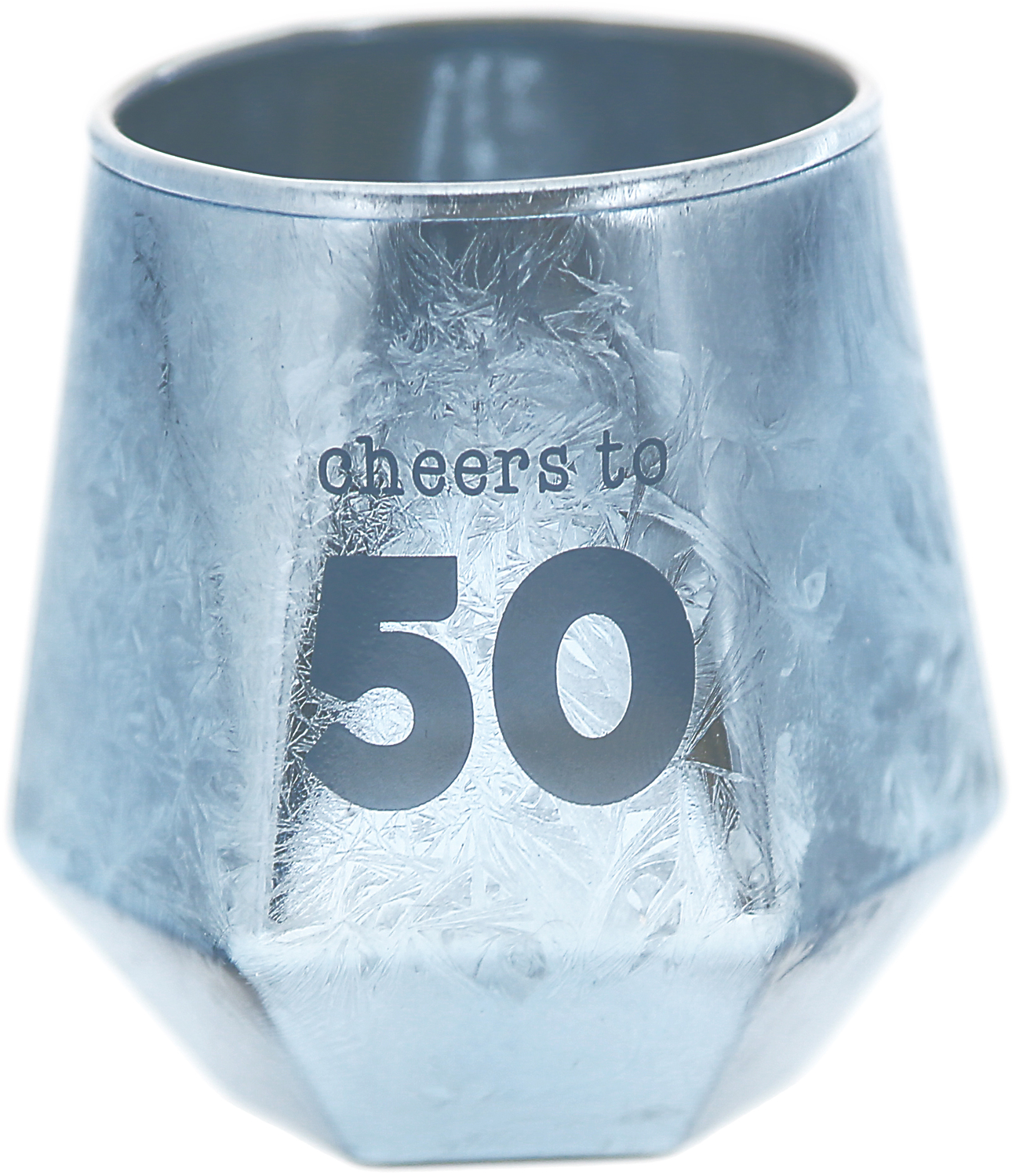 Cheers to 50 by Happy Confetti to You - Cheers to 50 - 3 oz Geometric Shot Glass