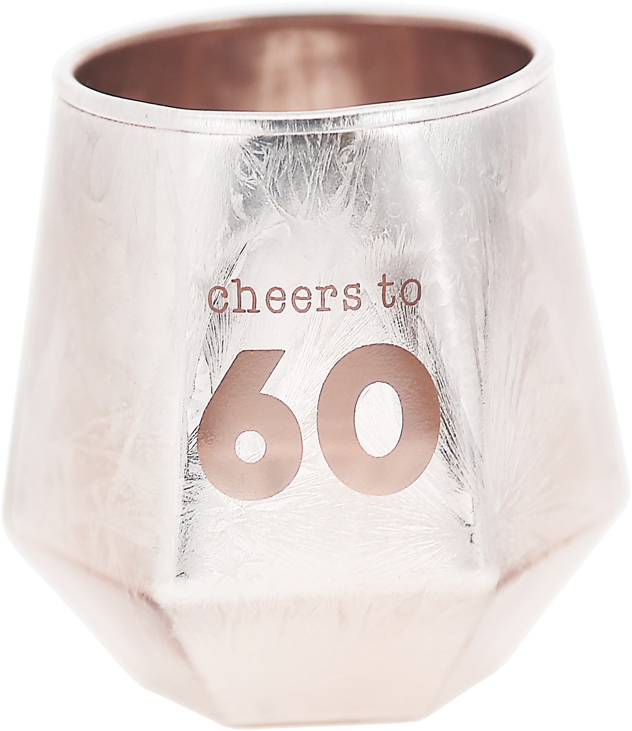 Cheers to 60 by Happy Confetti to You - Cheers to 60 - 3 oz Geometric Shot Glass