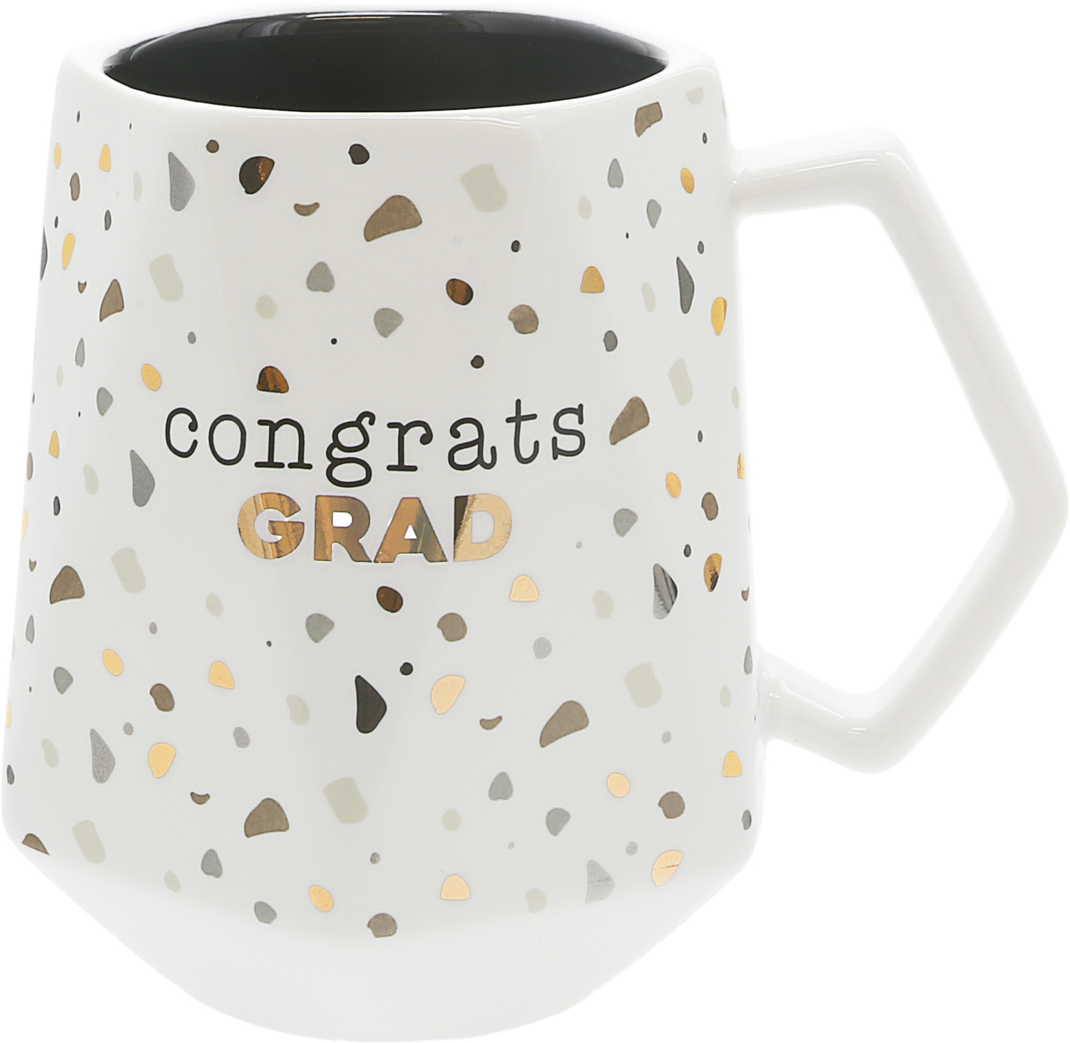 Congrats Grad by Happy Confetti to You - Congrats Grad - 17 oz Geometric Cup