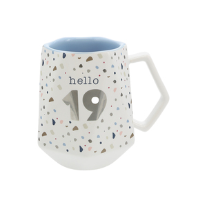 Hello 19 by Happy Confetti to You - 17 oz Geometric Cup