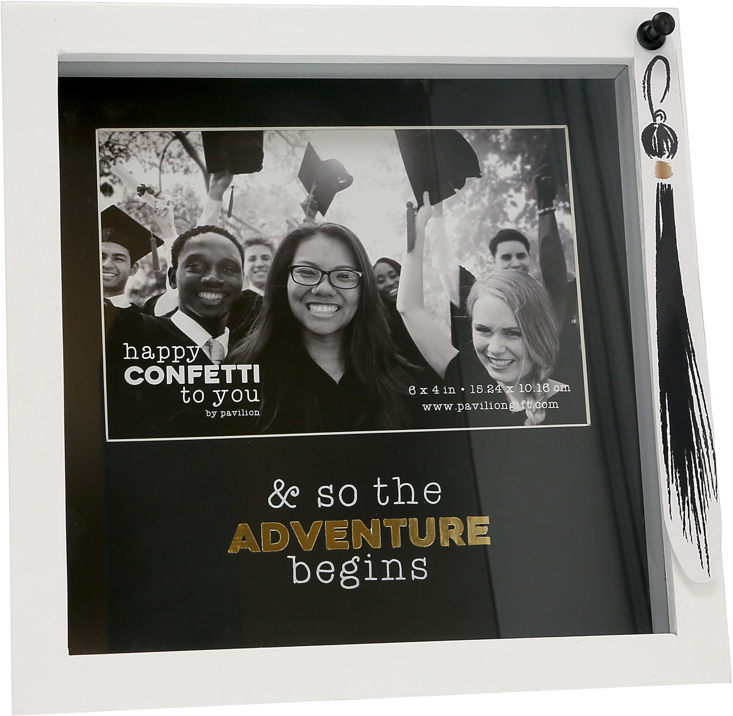 Adventure by Happy Confetti to You - Adventure - 7.5" Shadow Box Frame
(Holds 6" x 4" Photo)