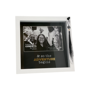 Adventure by Happy Confetti to You - 7.5" Shadow Box Frame
(Holds 6" x 4" Photo)