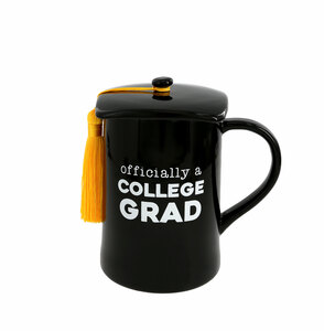 College Grad by Happy Confetti to You - 17 oz Mug with Lid