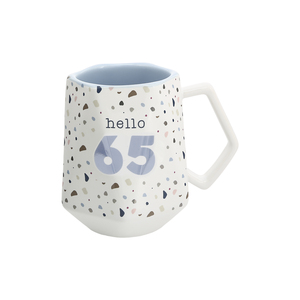 Hello 65 by Happy Confetti to You - 17 oz Geometric Cup