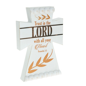 Lord by Blessed by You - 8" Self Standing Cross Plaque