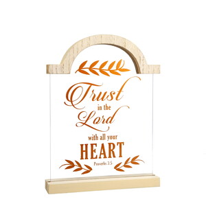 Trust by Blessed by You - 8" Self Standing Plaque