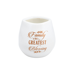 Family by Blessed by You - 8 oz - 100% Soy Wax Candle
Scent: Serenity