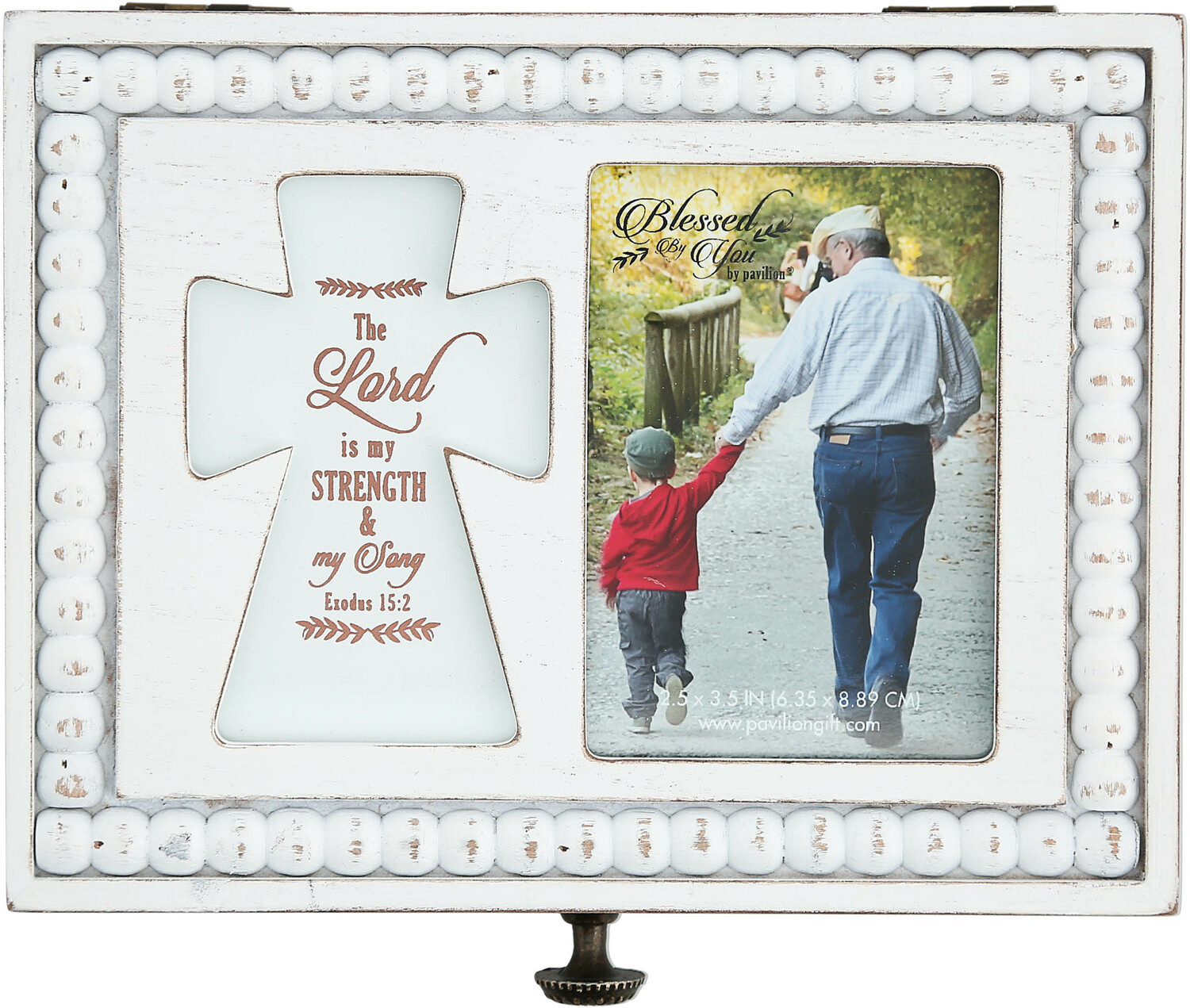 The Lord by Blessed by You - The Lord - 6.5" x 5" Prayer Box with Photo Frame
(Holds 2.25" x 3.25" Photo)