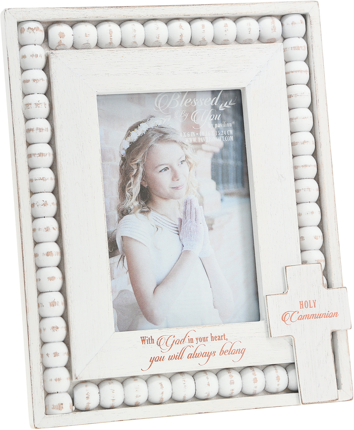 Holy Communion by Blessed by You - Holy Communion - 7.25" x 9.25" Frame (Holds a 4" x 6" photo)