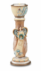 Angel by Perfectly Paisley - 8" Candle Holder