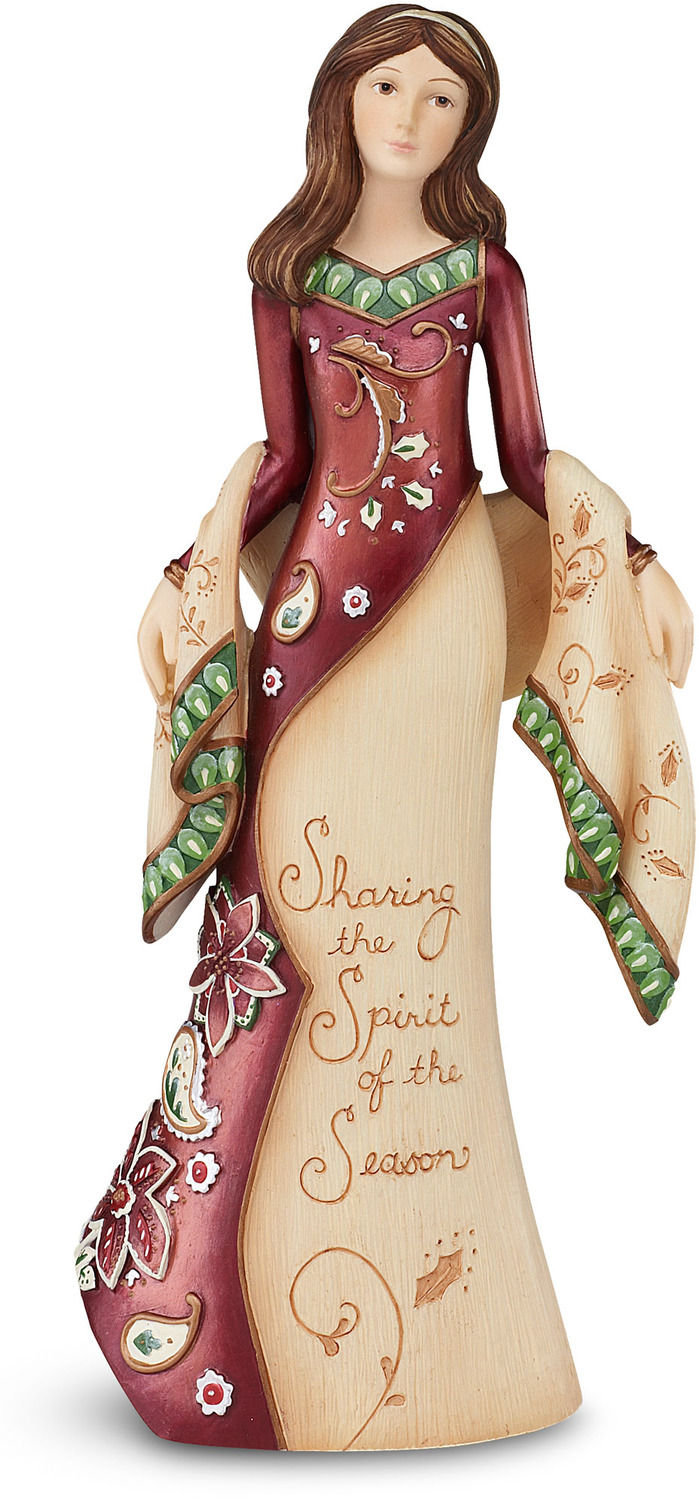 The Spirit of the Season by Perfectly Paisley Holiday - The Spirit of the Season - 7.5" Figurine with Wrap