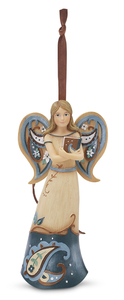 Spiritual Wisdom by Perfectly Paisley - 4.5" Angel w/Book Ornament