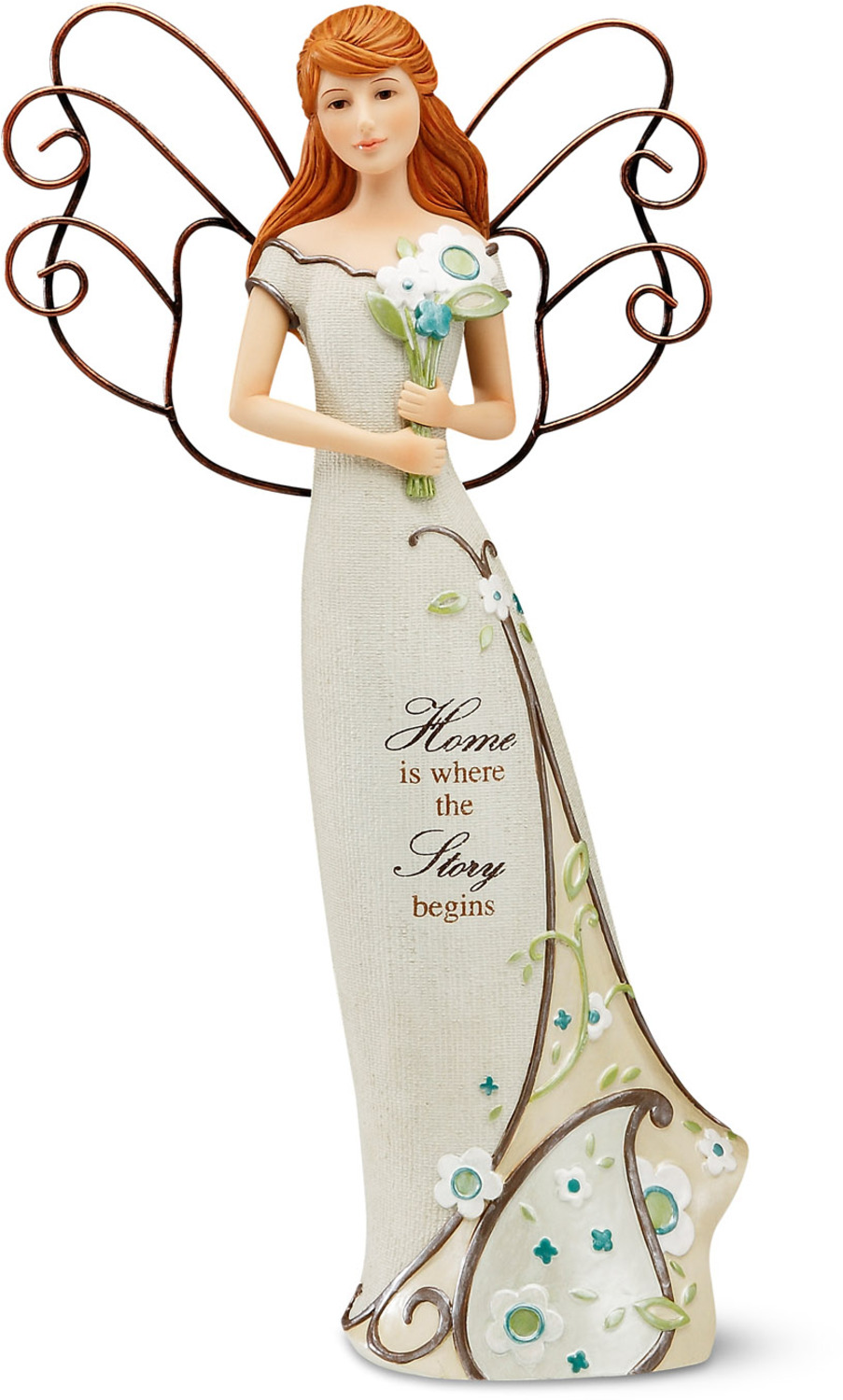 Home Angel by Perfectly Paisley - <em>Home</em> - Angel Figurine, 6.75 in -