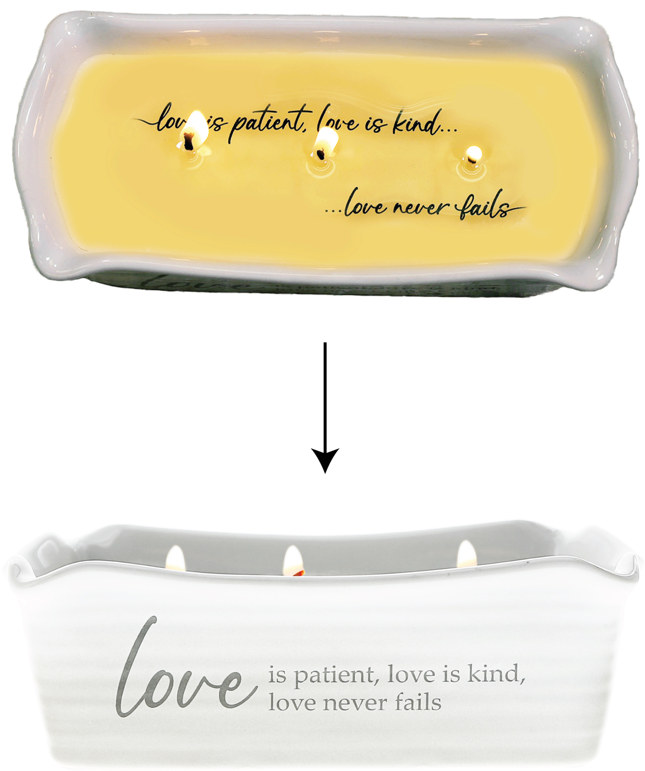 Love by Thoughts of Home - Love - 12 oz - 100% Soy Wax Reveal Triple Wick Candle
Scent: Tranquility