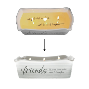 Friends by Thoughts of Home - 12 oz - 100% Soy Wax Reveal Triple Wick Candle
Scent: Tranquility