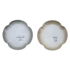 Celebrate & Enjoy by Thoughts of Home - 6.5" Appetizer Plates (Set of 2)