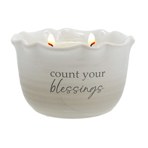 Blessings by Thoughts of Home - 11 oz - 100% Soy Wax Reveal Candle
Scent: Tranquility