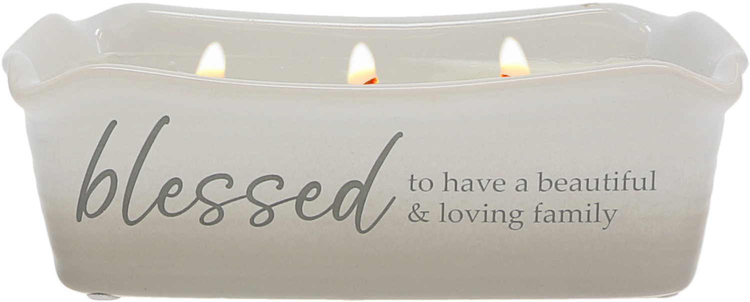 Blessed by Thoughts of Home - Blessed - 12 oz - 100% Soy Wax Reveal Triple Wick Candle
Scent: Tranquility