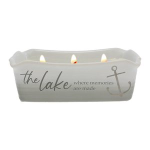 The Lake by Thoughts of Home - 12 oz - 100% Soy Wax Reveal Triple Wick Candle
Scent: Tranquility