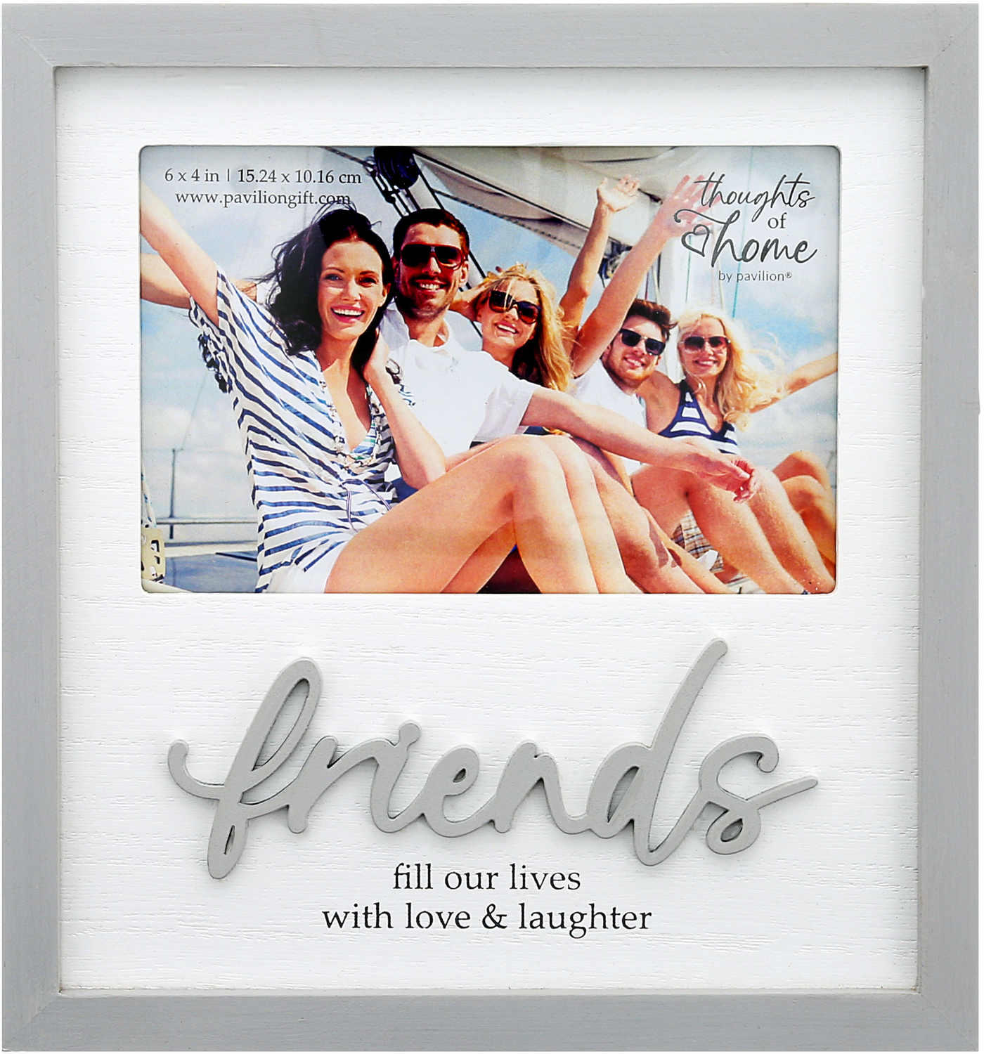 Friends by Thoughts of Home - Friends - 7.75" x 8.25" Frame (Holds 6" x 4" Photo)