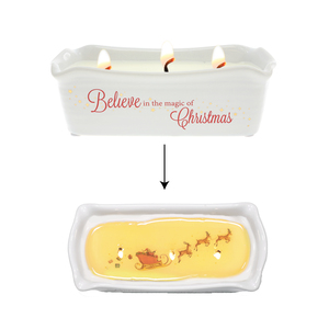 Believe by Thoughts of Home - 12 oz - 100% Soy Wax Reveal Triple Wick Candle
Scent: Vanilla Cinnamon